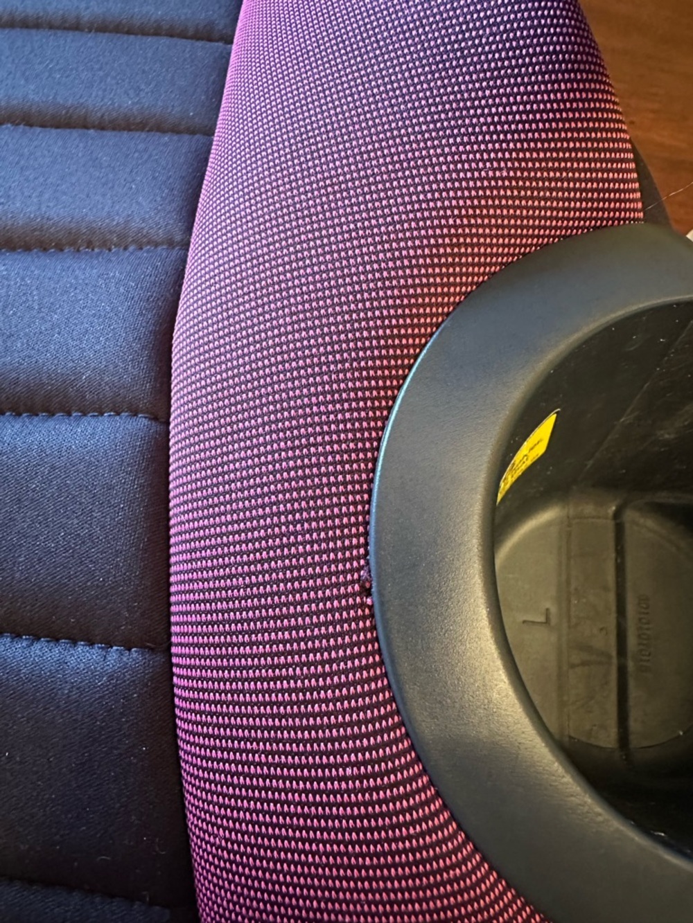 Chicco Kids Booster Car Seat - Black and Burgundy - Picture 4 of 14